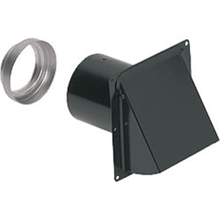 Broan-Nutone Broan 885BL Wall Cap - Black 885BL